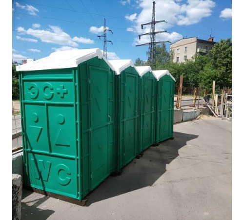 Аренда туалетной кабины Эконом + 2 обслуживания (AR-E)