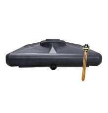 Бак  для душа на дачу 200 литров с подогревом (LDBAK-P)