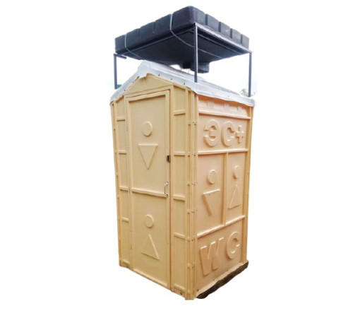 Душевая кабина (EDMD-P-S) летний дачный душ ТЭНом и баком Спб