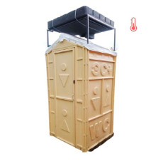 Туалет с душем с подогревом под одной крышей для дачи (ETDMD-P)