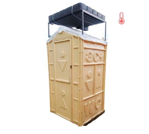 Туалет с душем с подогревом под одной крышей для дачи (ETDMD-P)