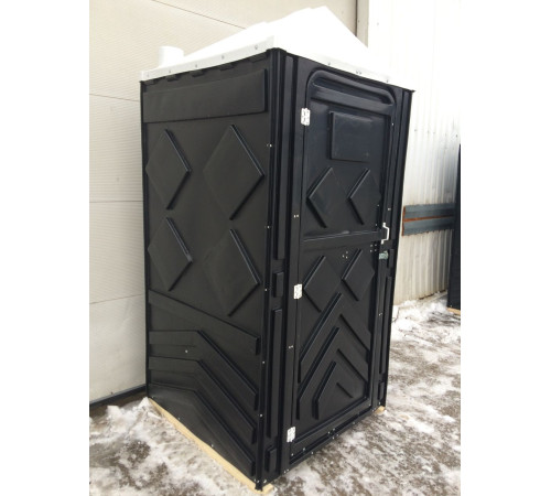 Туалетная кабина биотуалет Эконом Рецикл черная  в Обнинске