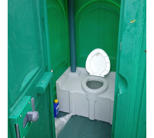 Туалетная кабина Экомарка Евростандарт синяя (ETES) удвоенной прочности 