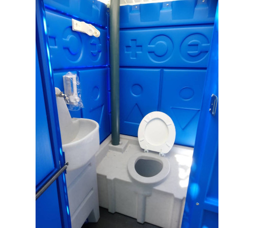 Туалетная кабина  Эко Люкс МД с умывальником 30 л (ETMD-L)