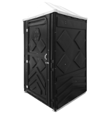 Туалетная кабина биотуалет Эконом Рецикл черная  в Обнинске