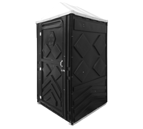 Туалетная кабина биотуалет Эконом Рецикл черная  в Обнинске