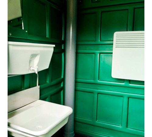 Туалетная кабина Люкс с обогревом бак 300 л (BTS-LW)