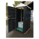 Туалетная кабина биотуалет Эконом Рецикл черная  в Обнинске