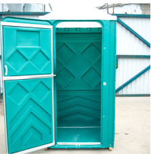  Кабина под биотуалет "Дачник" (BTEG-D) эконом зеленая ровный пол 