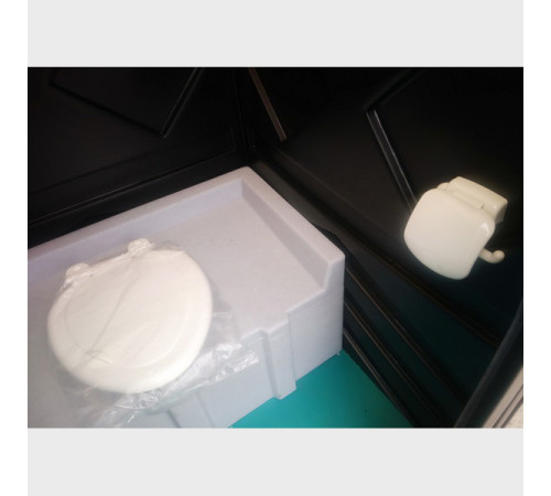 Туалетная кабина биотуалет Эконом Рецикл черная  в Обнинске