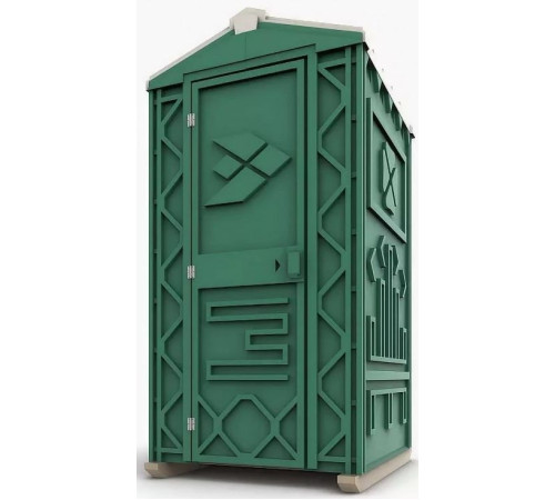 Туалетная кабина Экостайл Люкс с обогревом - теплый биотуалет (GRST-L-P)