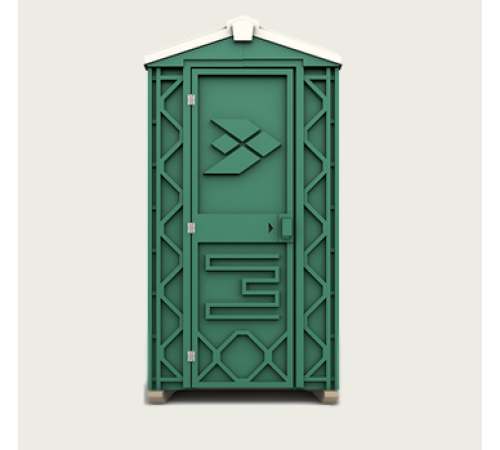 Туалетная кабина Экостайл с обогревом и светом - теплый биотуалет (GRST-PO)