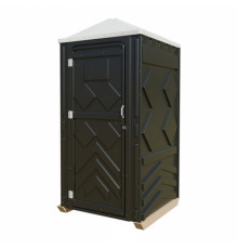 Туалетная кабина биотуалет Люкс Эконом черная  (BTEB-L)