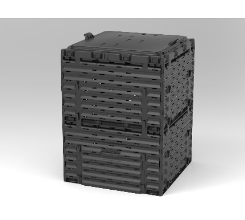 Компостер модульный двухсекционный 600 л.