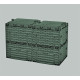 Компостер 600 л  двухсекционный Питеко зеленый 