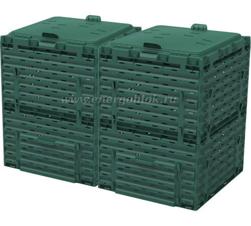 Компостер модульный двухсекционный 600 л.