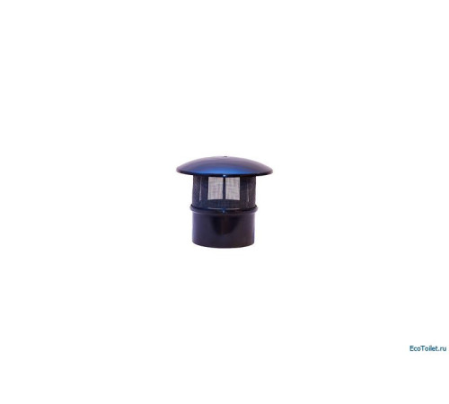 Набор вентиляционный 2 метра 75 мм с колпаком и коленьями