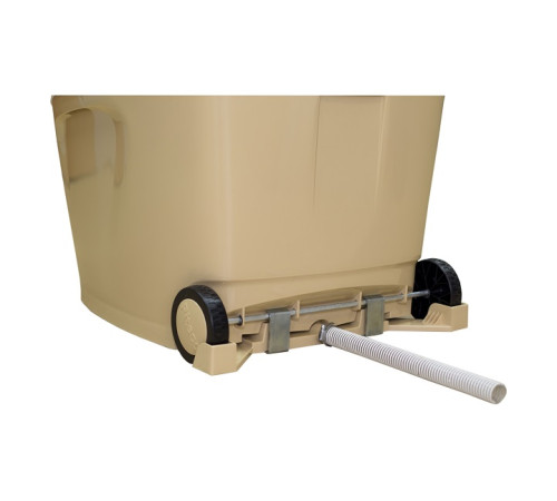 Торфяной биотуалет Питеко 905 (120 л) на колесах