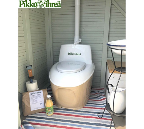 Торфяной биотуалет Питеко 905 (120 л) на колесах