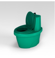 Торфяной туалет  Росток зеленый 100 л