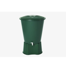 Емкость садовая 210 л с крышкой и краном, без подставки ROUND