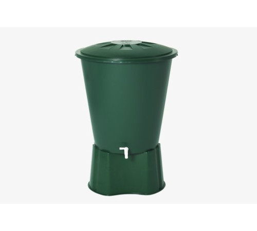 Емкость садовая 210 л с крышкой и краном, без подставки ROUND